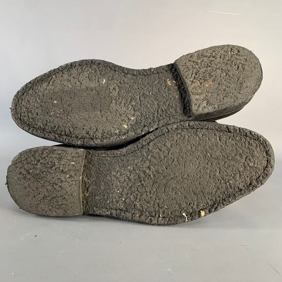 COMMON PROJECTS Size 8 Black Suede Side Zipper Ankle Boots - Picture 6 of 8